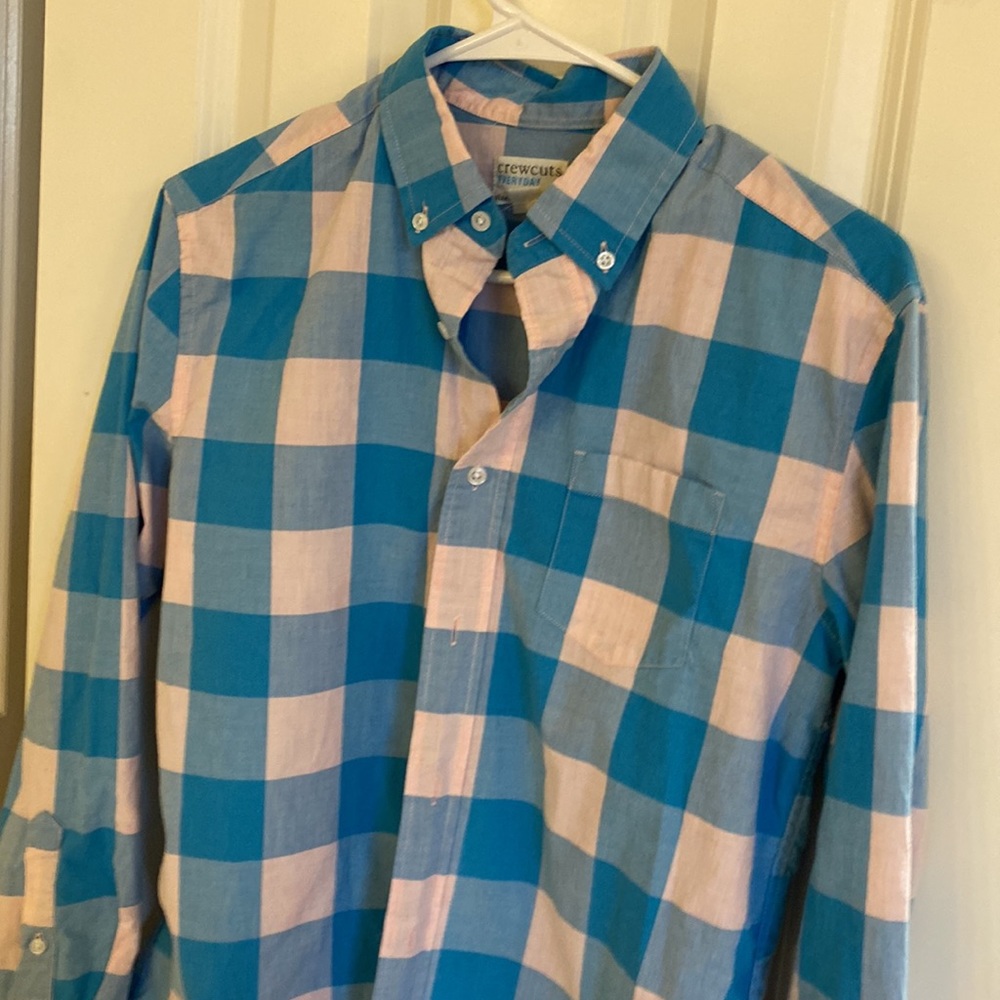 EUC JCrew Boys Long Sleeve Dress Shirt